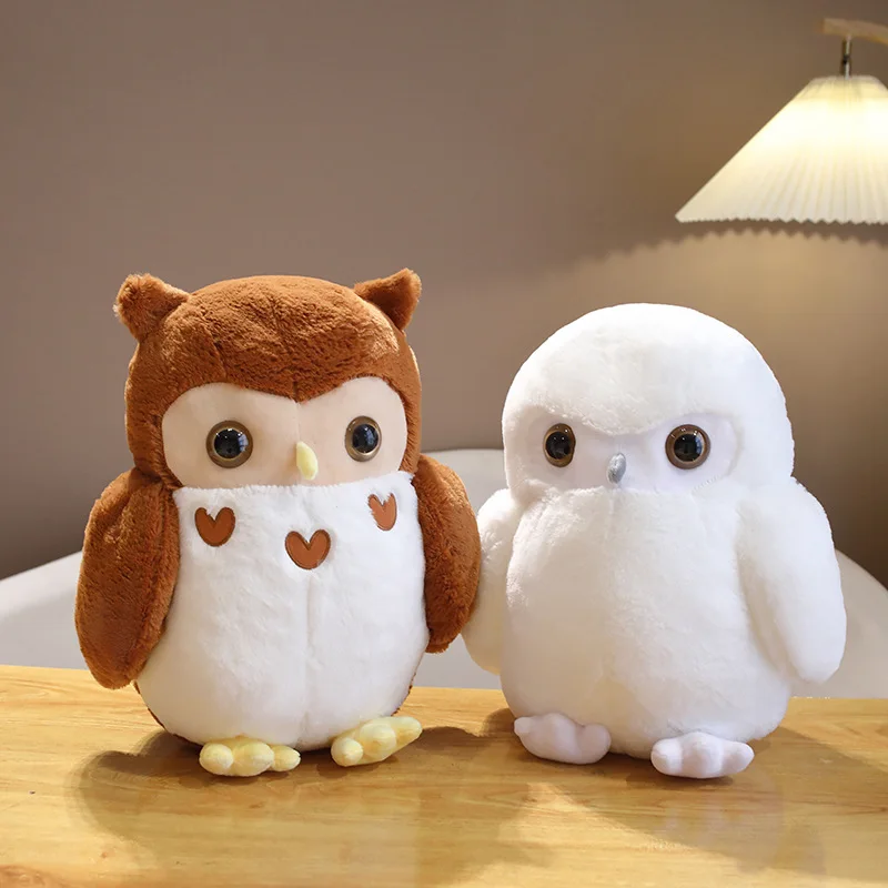 CE/ASTM Certified 2024 Unisex Cute Owl Pillow Hot Selling Plush Toy Home Decoration School Customized Stuffed Animal Decorative