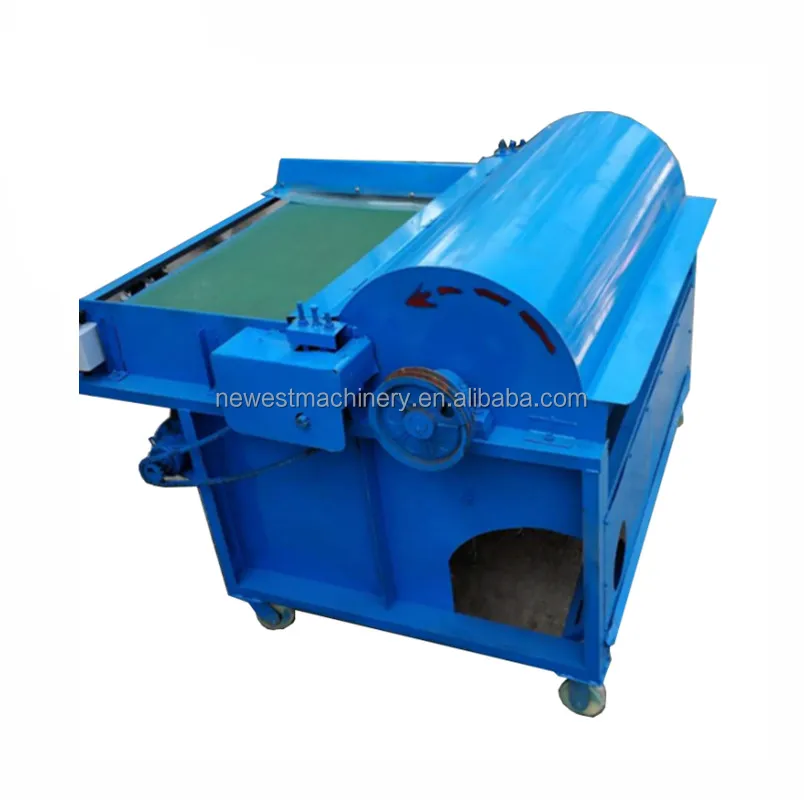 Memory card making machine polyester fiber opening cotton waste carding machine