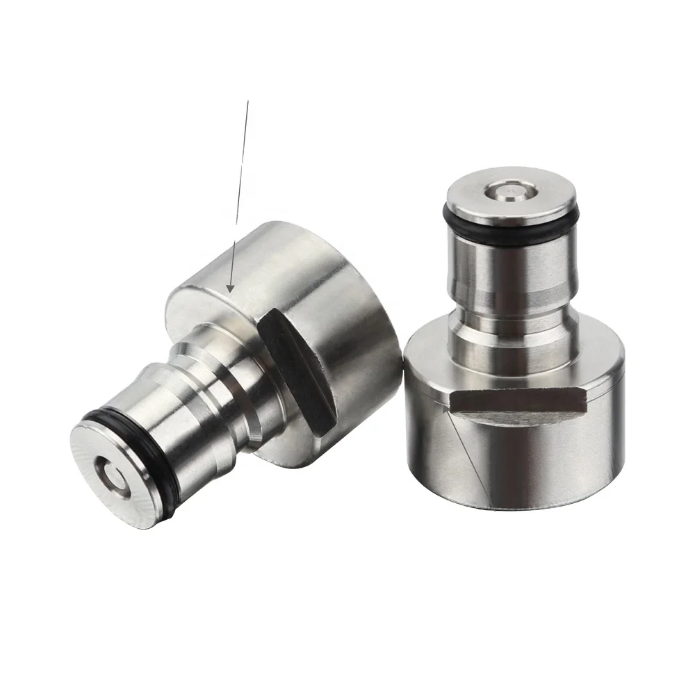 Stainless Steel Barrel Connector Adapter Ball Lock Quick Disconnect Conversion Kit for Homemade Beer Barrel Accessories