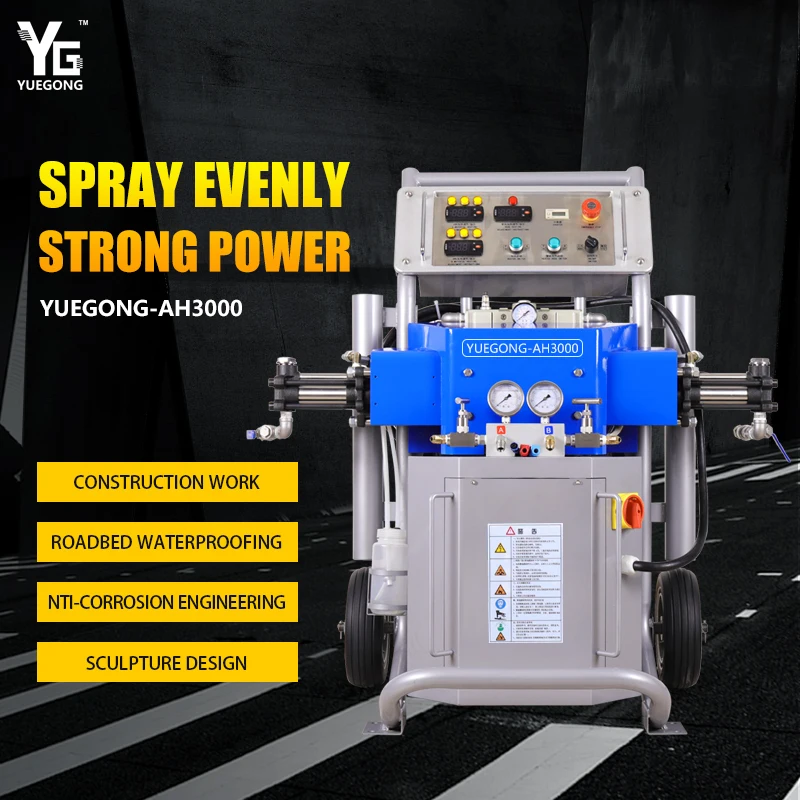 230v/380vac pu spray foam insulation kit polyurea grouting polyurethane equipment for spraying polyurethane foam