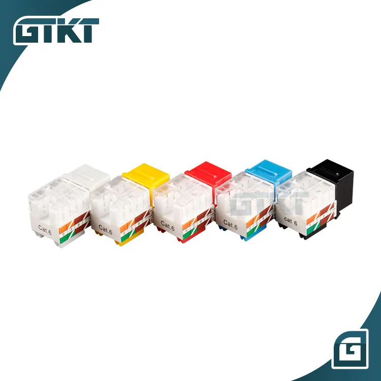  Модульный разъем keystone jack муфта RJ45 Cat6 50u UTP Cat5e 8P8C 10