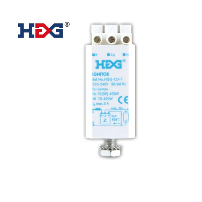 Hot New Products cd-7 electronic ignitor working for metal halide lamp and sodium lamp capacitor