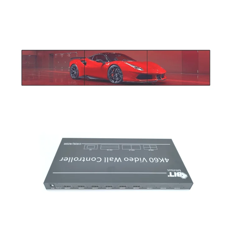 High quality 3x3 2x3 3x4 2K 8K TV HDMI TV wall processor lcd 4x4 4K video wall controller