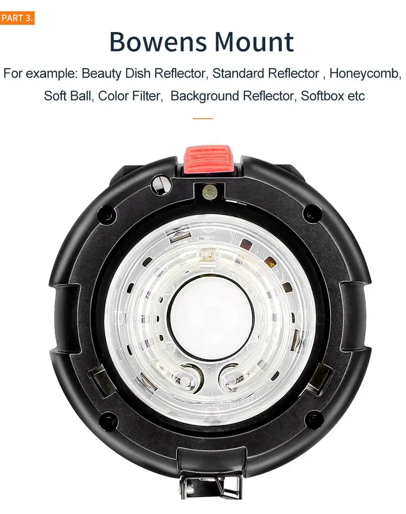 Godox QT400II 400W GN65 1/8000s High Speed Sync Studio Flash Strobe Light Built in 2.4G Wireless System for Studio Video