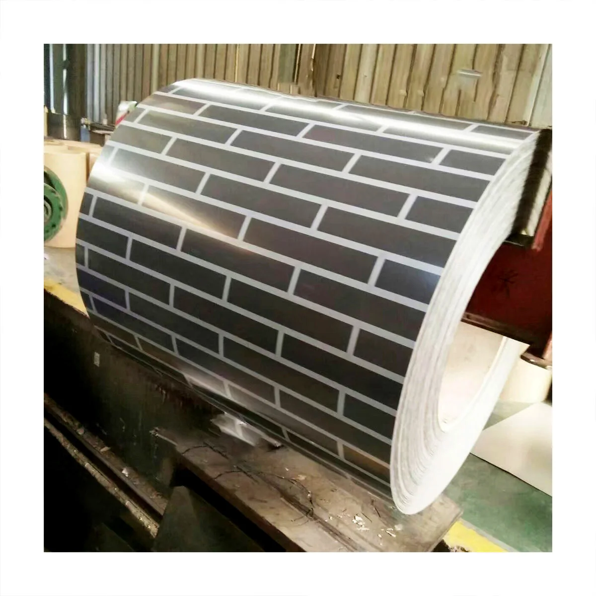 Самый популярный класс PPGI PPGL предварительно окрашенный кирпич дизайн