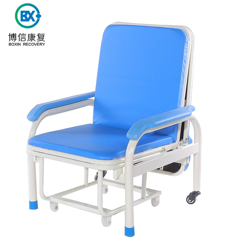 Good quality folding  hospital accompany chair