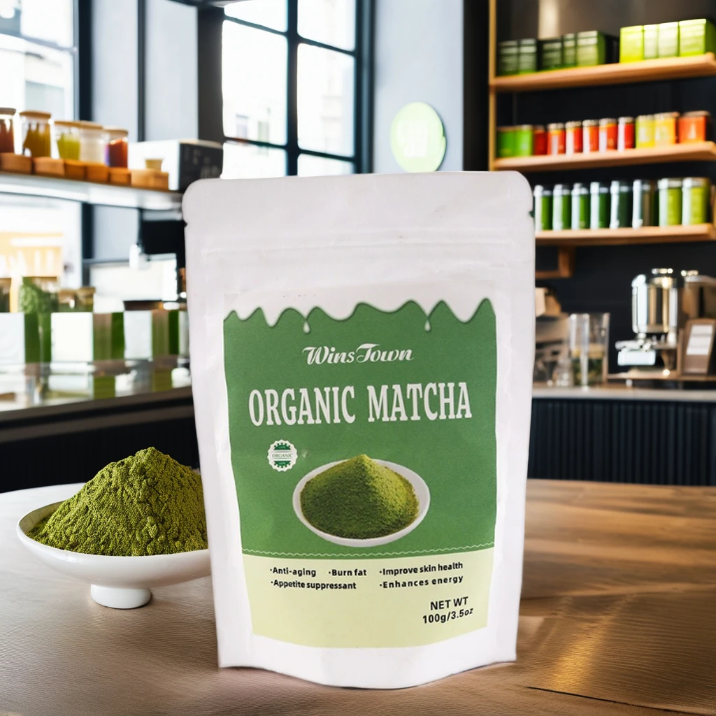 Organic Matcha green Appetite suppressant Enhances energy 100g