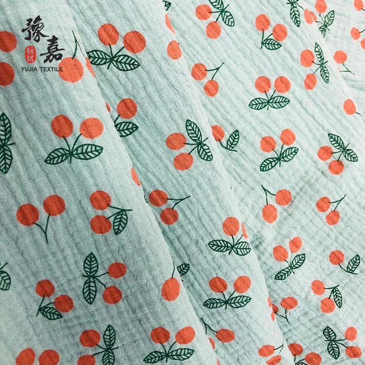 Customized cotton baby printed muslin baby plain mercerized cotton fabric for children plain printed
