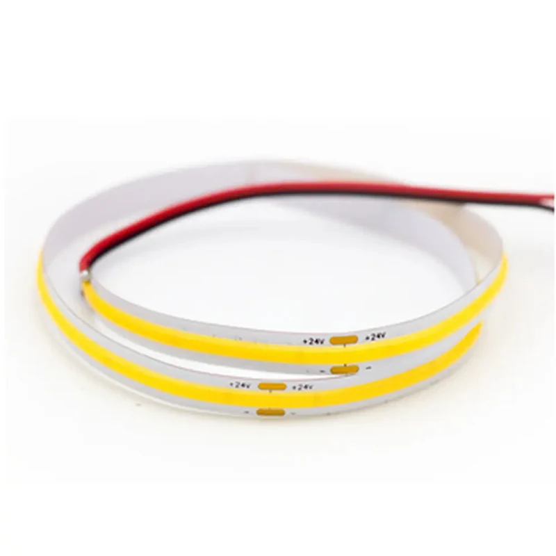 Tunable White 2700K-6500K cob 14W/m 608 leds/M FPC Width 10mm DC 24V LED Flexible Strip