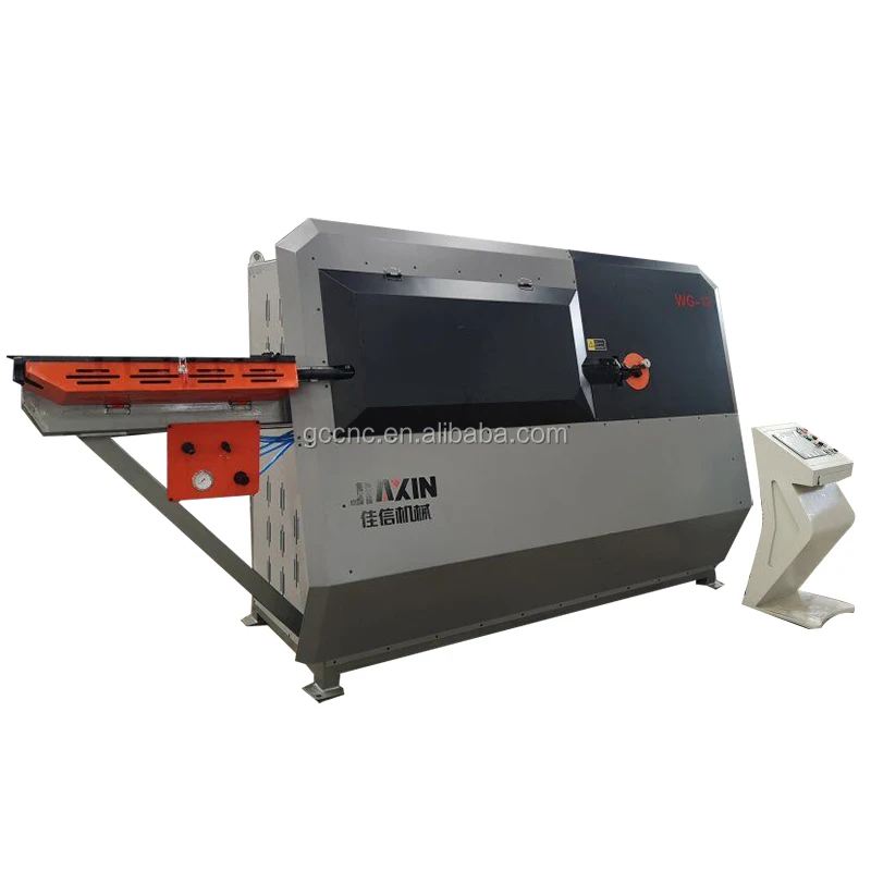3d cnc rebar steel metal bar bending machine horizontal curved bender strap cutting machine automatic stirrup bending machine-re