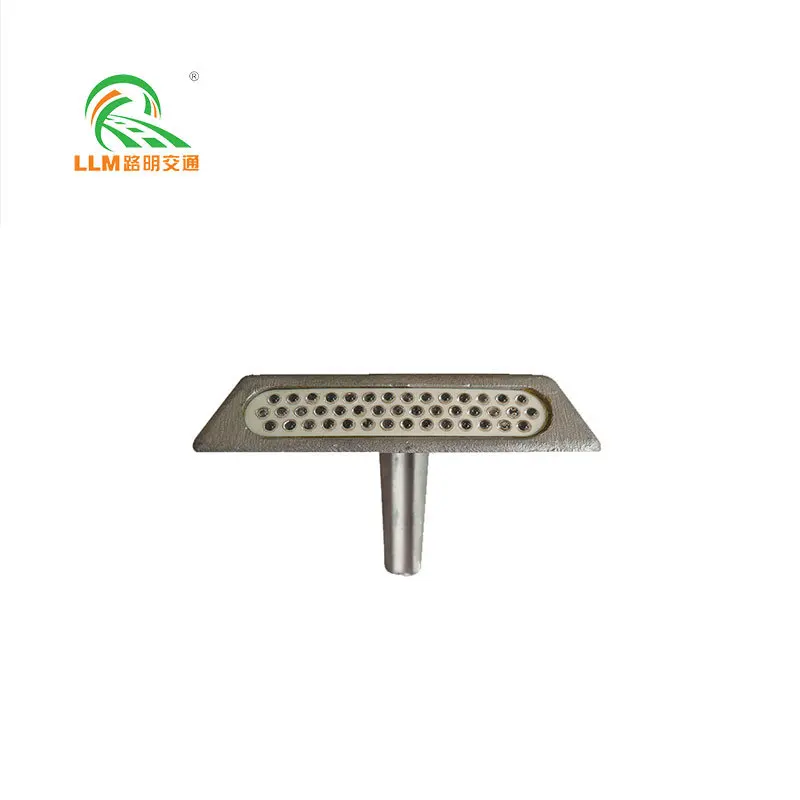 Hot Sell Road Stud with 43-Bead Reflector Two Ways Factory Price Cat Eye Road Stud Reflectors With Leg