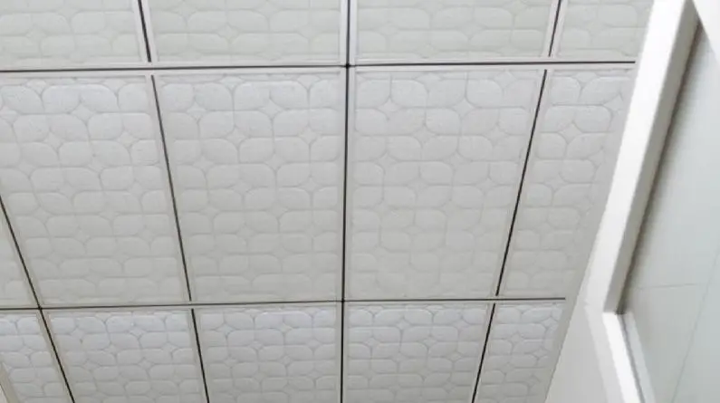 High Quality PVC coated gypsum ceiling tiles 60x60cm
