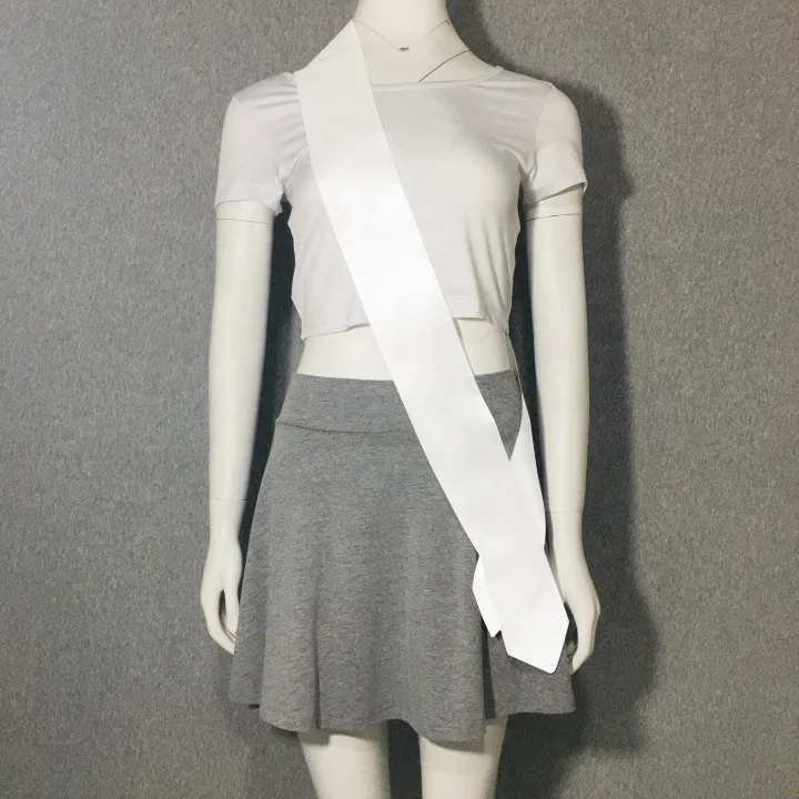 Атласный пояс для невесты с принтом на заказ, 72 дюйма x 4 дюйма