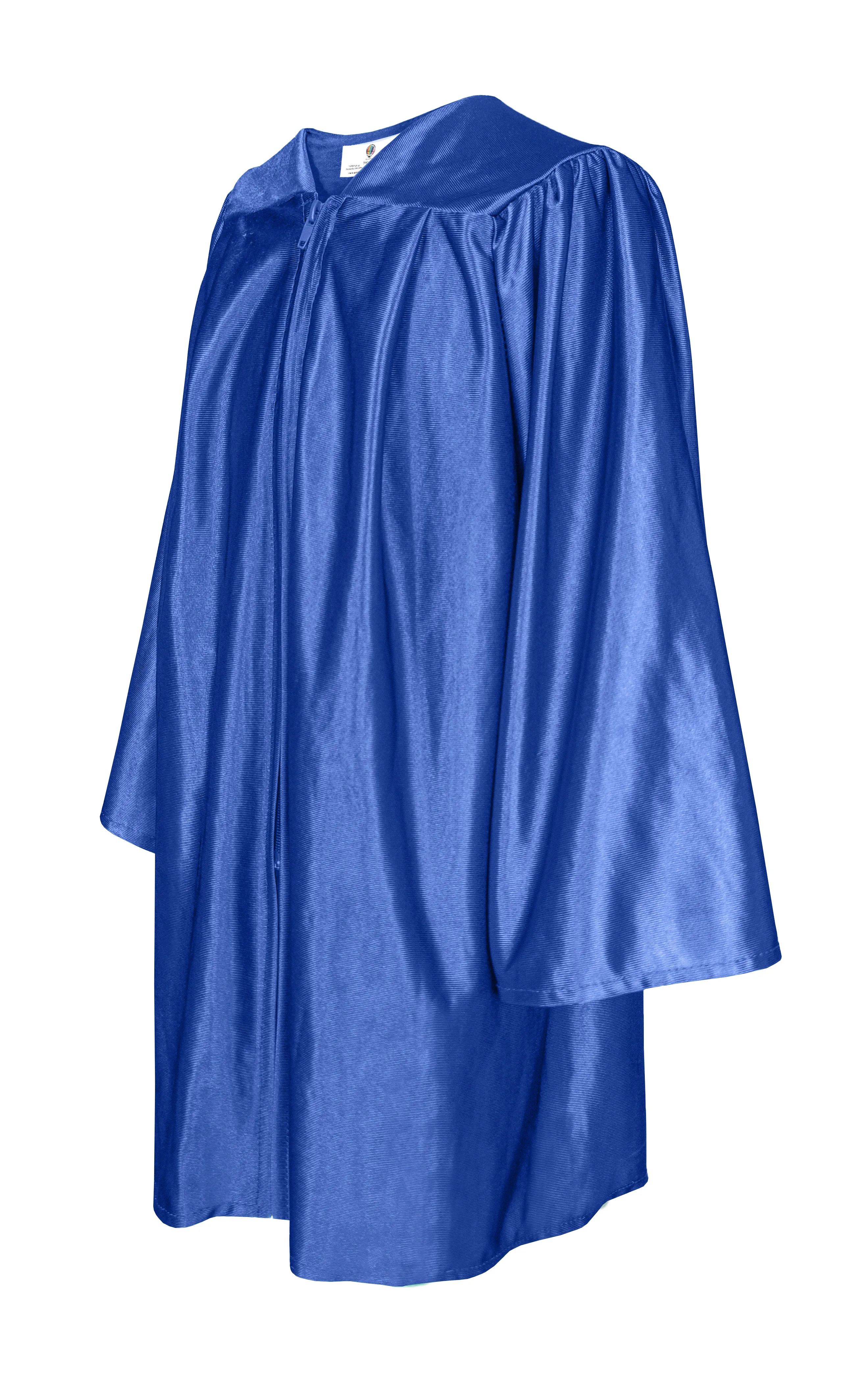 Shiny Royal Blue Preschool Kindergarten Graduation Cap and Gown for Kids With 2024 Tassels Charms