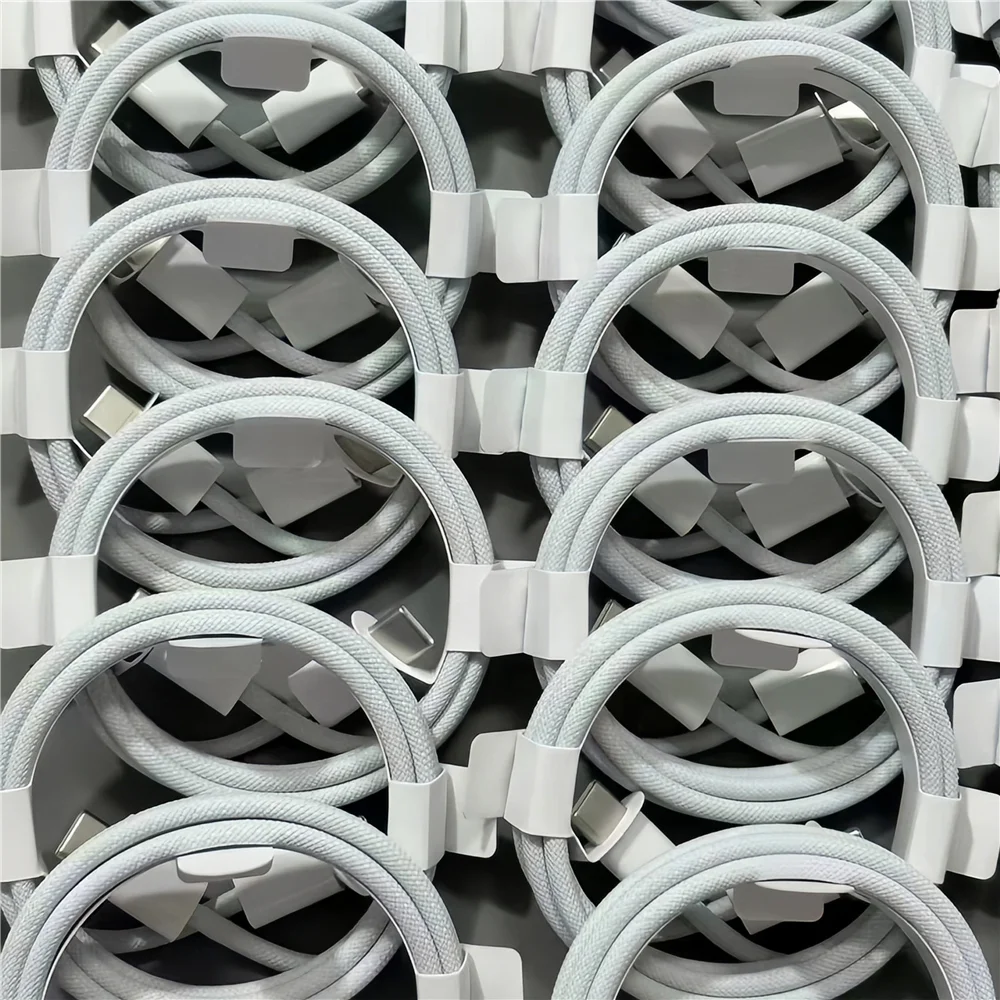 Braided 60W Dual Type C Male USB C to USB C Quik Charge Cable PD3.0 Fast Charging Data Sync PD Cable For iphone 15