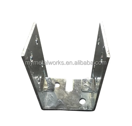 galvanized bolt down post  support
