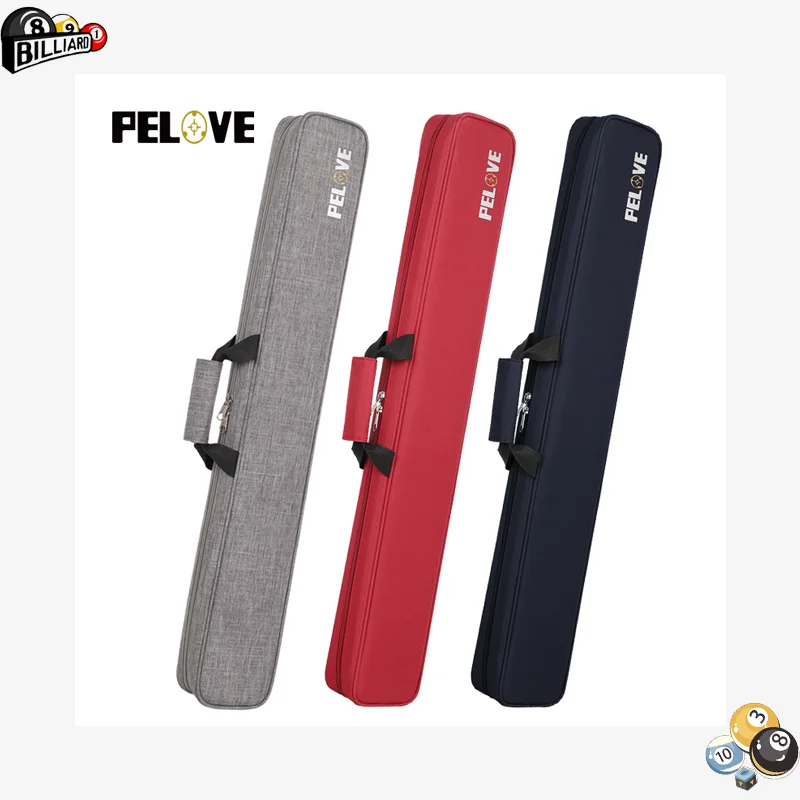 The new line comes in rich colors,  The inner pocket can hold billiard accessories, Professional soft pool cue case