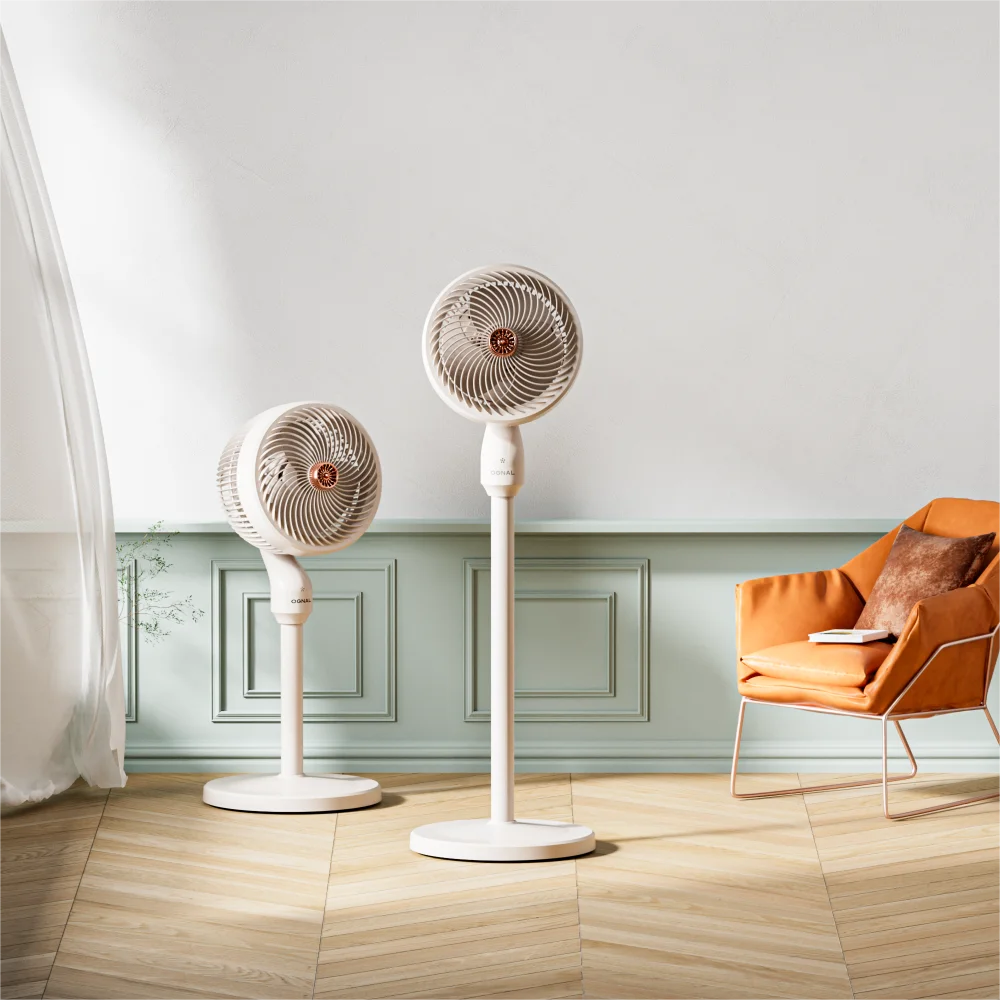 Оптовый вентилятор циркуляции воздуха постоянного тока с дистанционным управлением 100-240 В умный охлаждающий перезаряжаемый