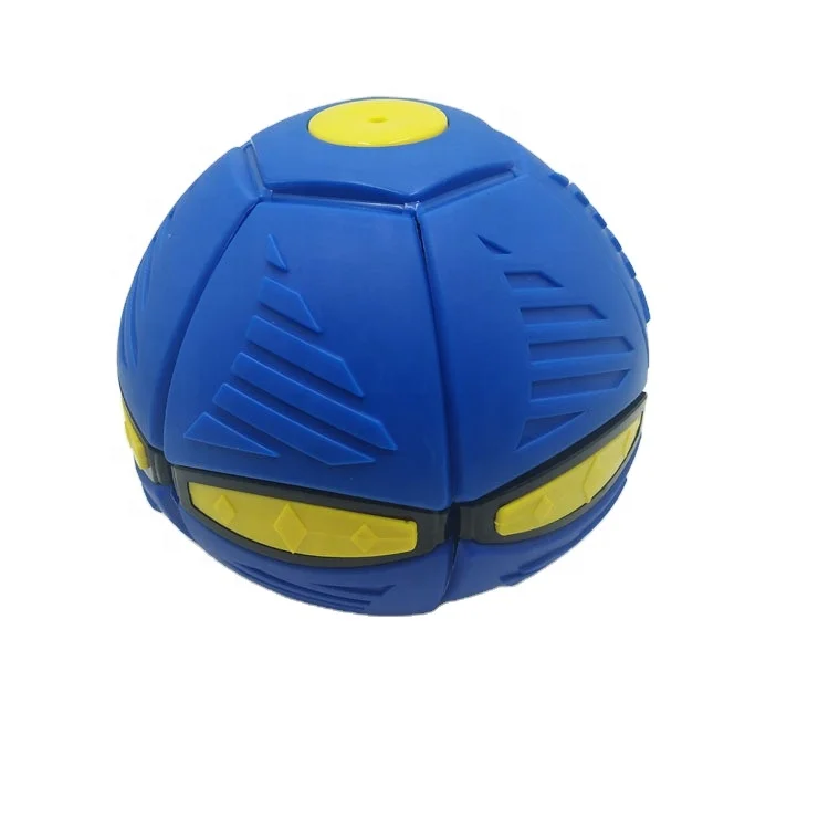 3 lights deformed flying saucer ball with lighted flying disc deformed ball parent-child toys