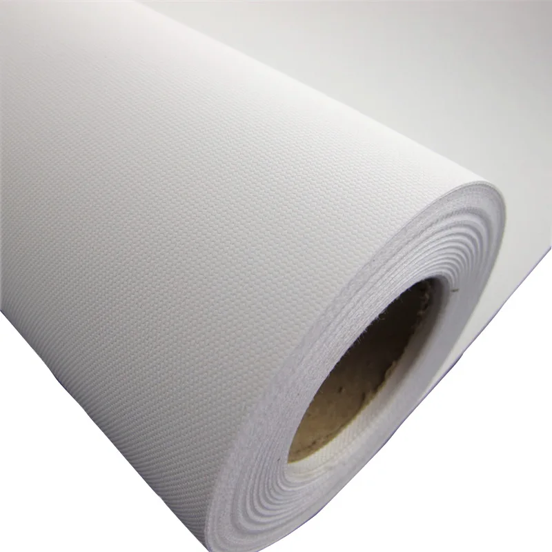 Wholesale Customized 100% Cotton Canvas Fabric Roll For Bags Advertising Printing Inkjet