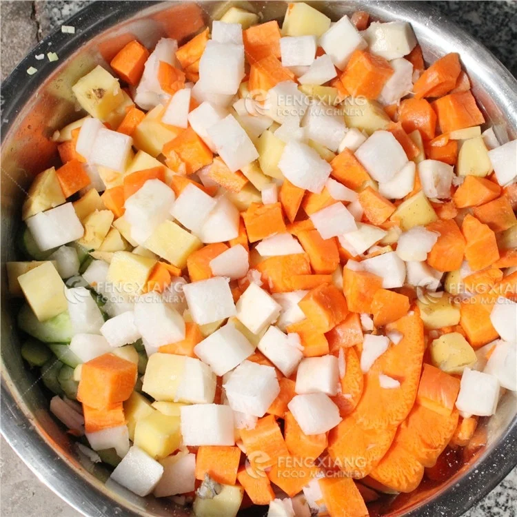 Многофункциональная машина для обработки овощей и фруктов режущая кубиков капусты картофеля моркови