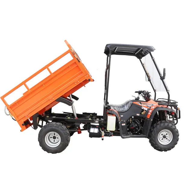 Farm utv Orchard четырехколесный транспортный мотоцикл самосвал ковш фермерский автомобиль транспортная техника