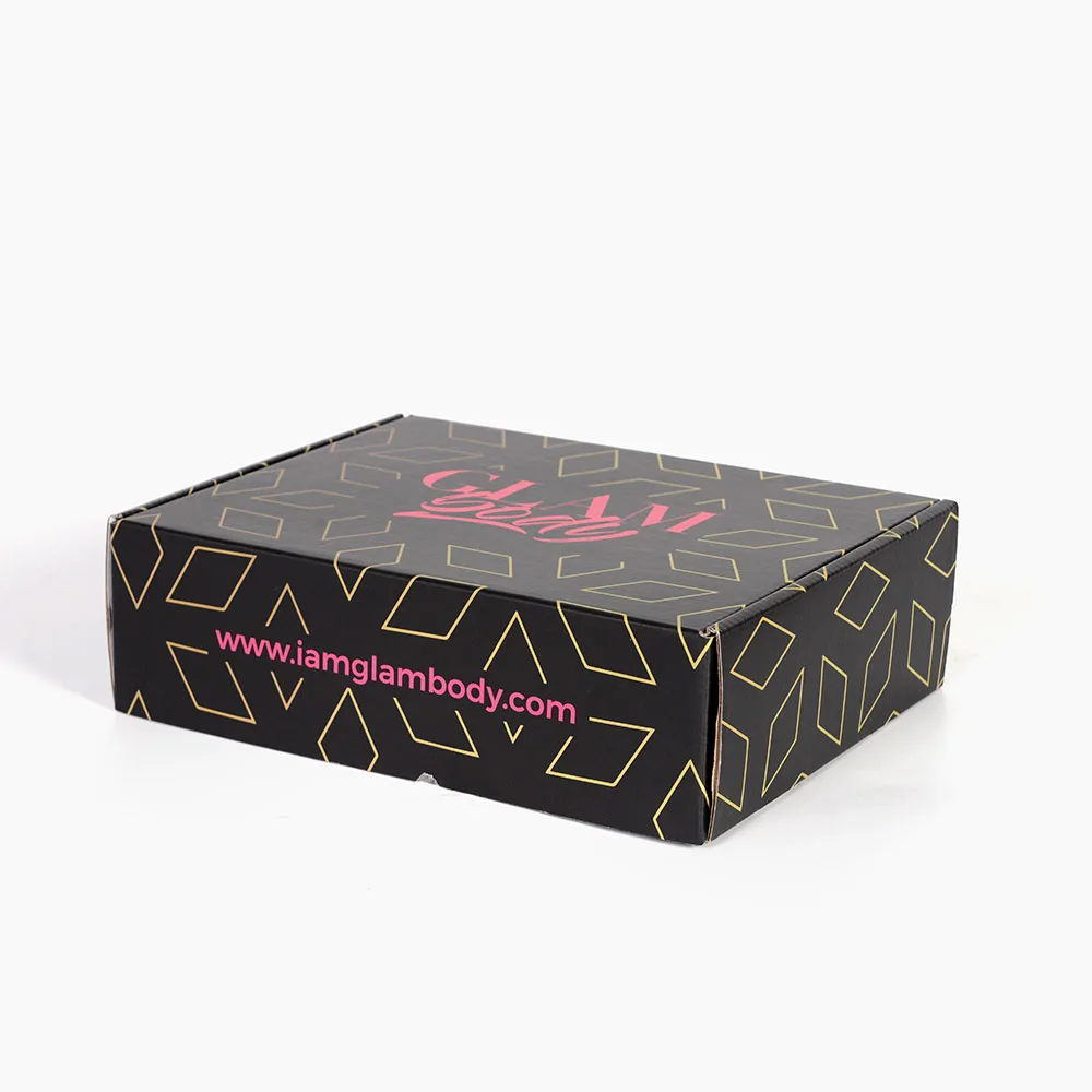 Custom large corrugated cookie food package container kraft brown shipping carton big size packaging paperboard box