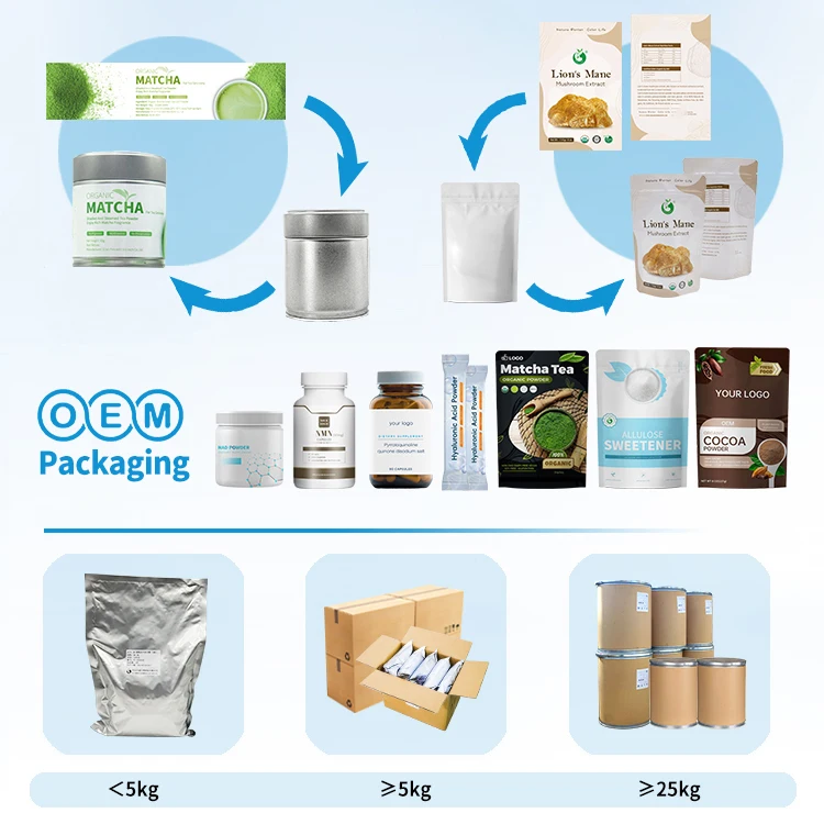 OEM Tin Can Private Label Organic Ceremonial Matcha Green Tea Powder