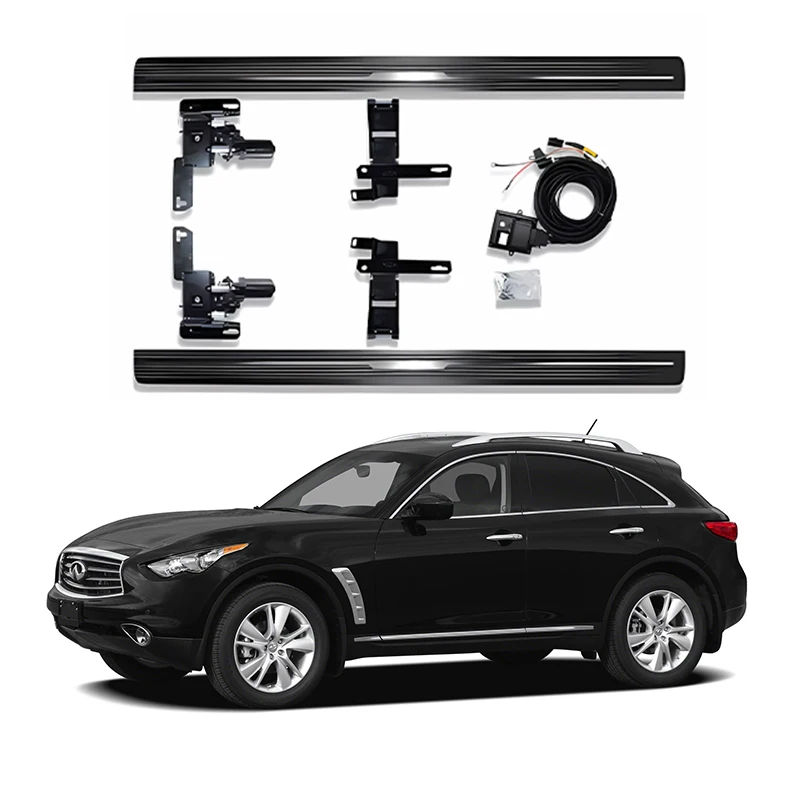 Auto Accessories Refitting Parts Aluminum Exterior Pedal Running Board Electric Power Steps For Infiniti FX35 2010+