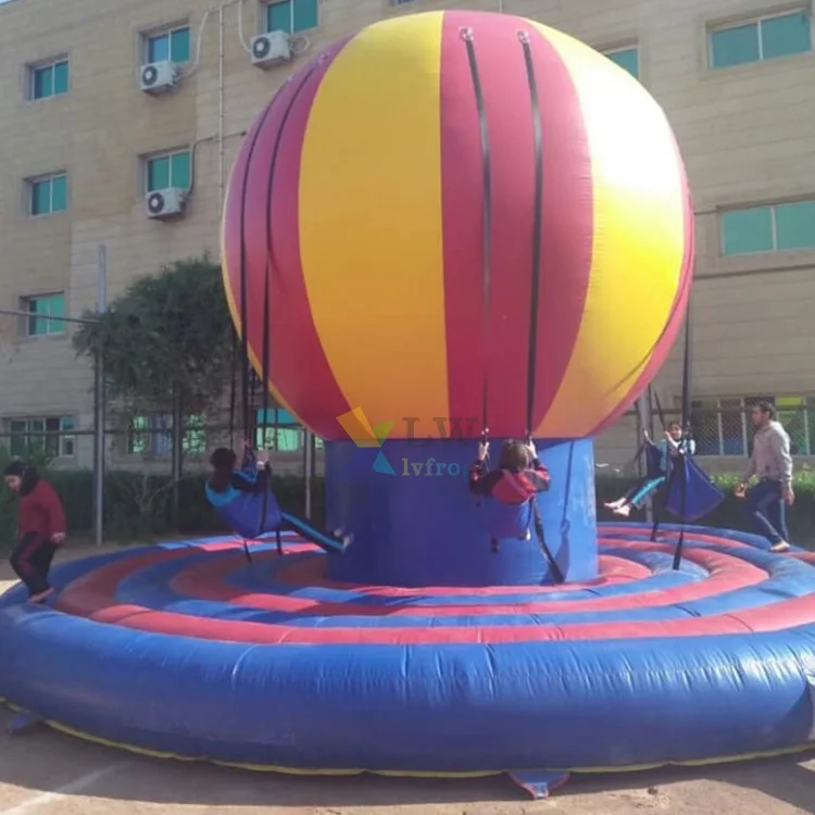 Most Durable Giant Inflatable Sky Swing Tower,Inflatable Sky Swing Game for kids and adults