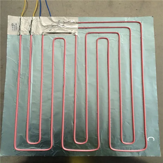 Electric drain heater with aluminum foil heater