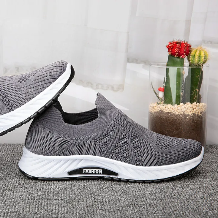 2024new fashion daily wear anti-slip rubber out-sole men loafers fashion sneakers running sports casual shoes for men
