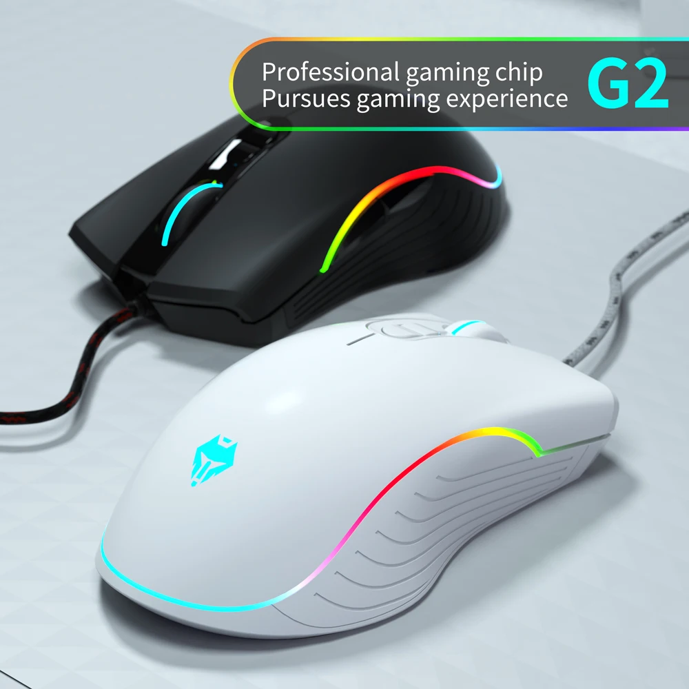 Wholesale Gaming Rgb wired mouse customization 7D high dpi