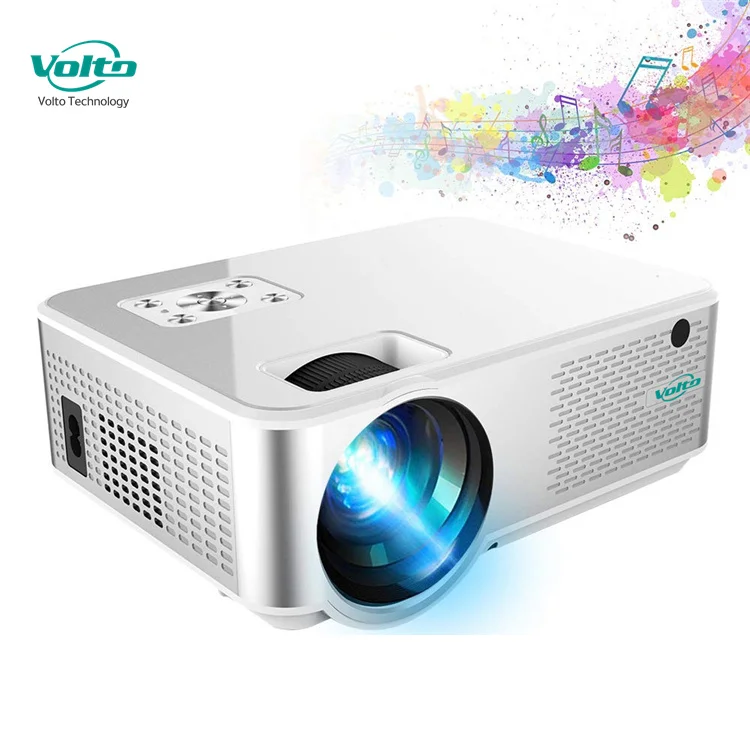 Новый светодио дный проектор Android 9,0 с кабелем 3D очки подарок 300 дюймов большой экран проектор 4D домашний кинотеатр Смарт видео проектор