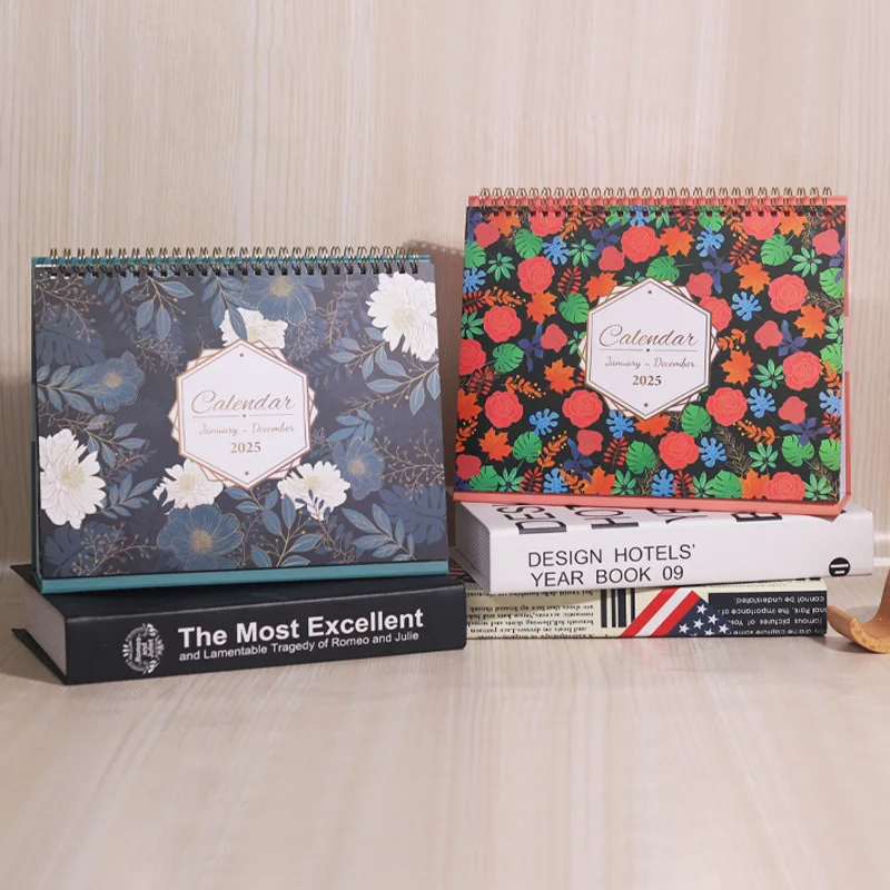 Настенный 2025 настенный календарь, 12 цветов