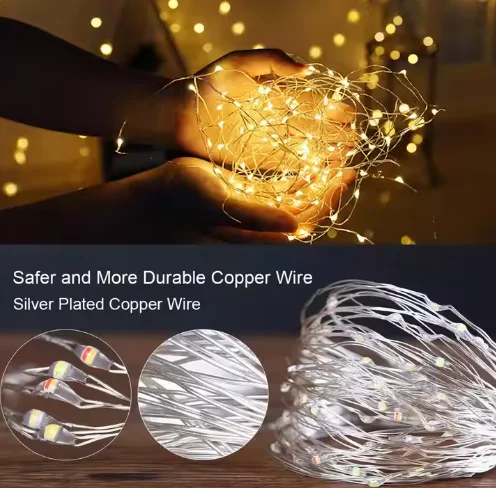 Hot Sale Indoor Decorative Copper Wire Light Festival Decoration String Light