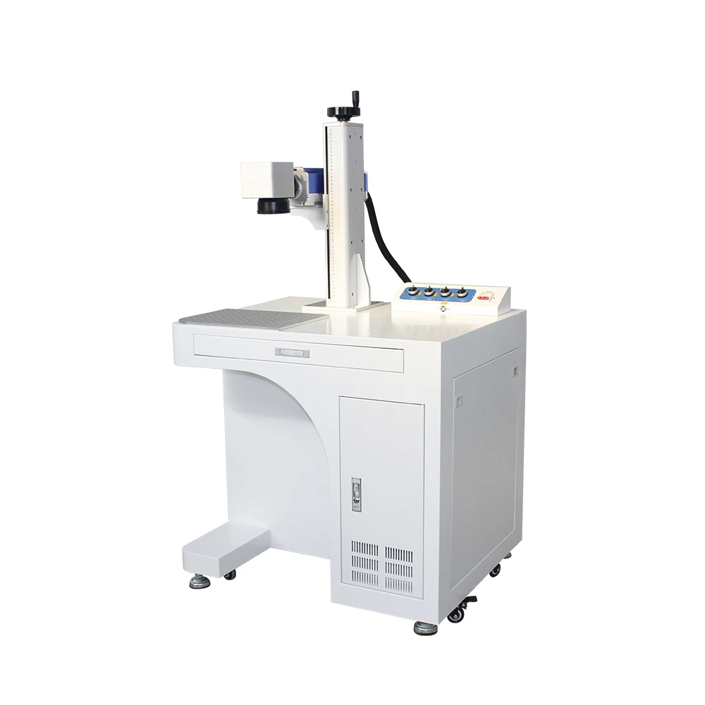 High Speed Laser Marking 20w 30w 50w Fiber Optic Cabinet Laser Marking Machine for Metal Engraving