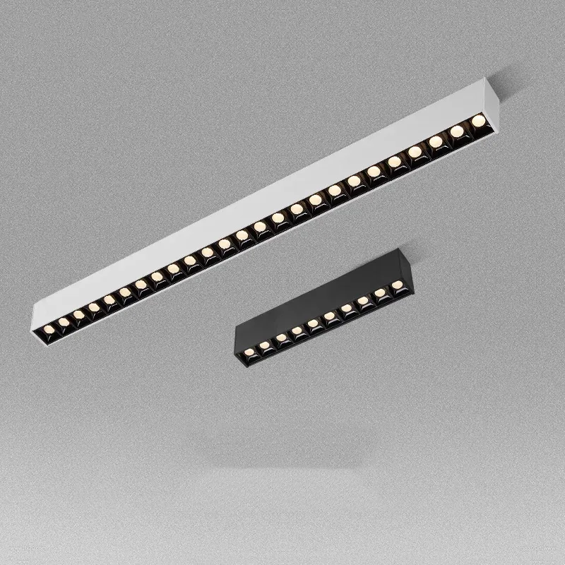 Minimalism LED Linear Grille Lamp Surface Mount Long Strip Ceiling Floodlight Corridor Living Room Home Spot Lighting Luminaires