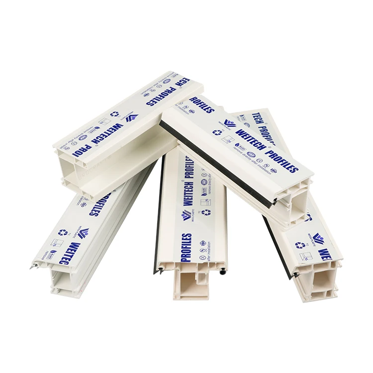 Anti-uv 3 track frame sliding window and door upvc profiles from China top manufacturer