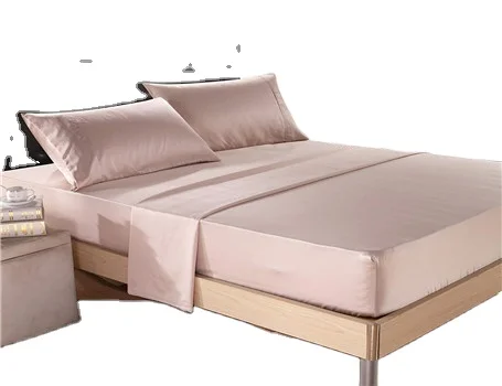 high quality luxury 100% pure silk twin size bed sheet set