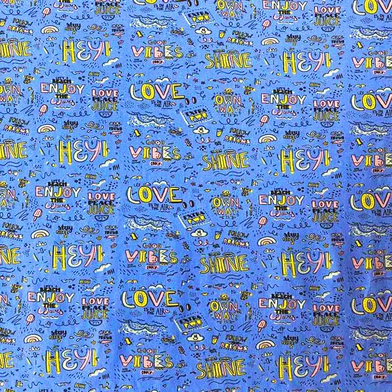  Low MOQ custom printing cotton lycra fabric yarn spandex for children