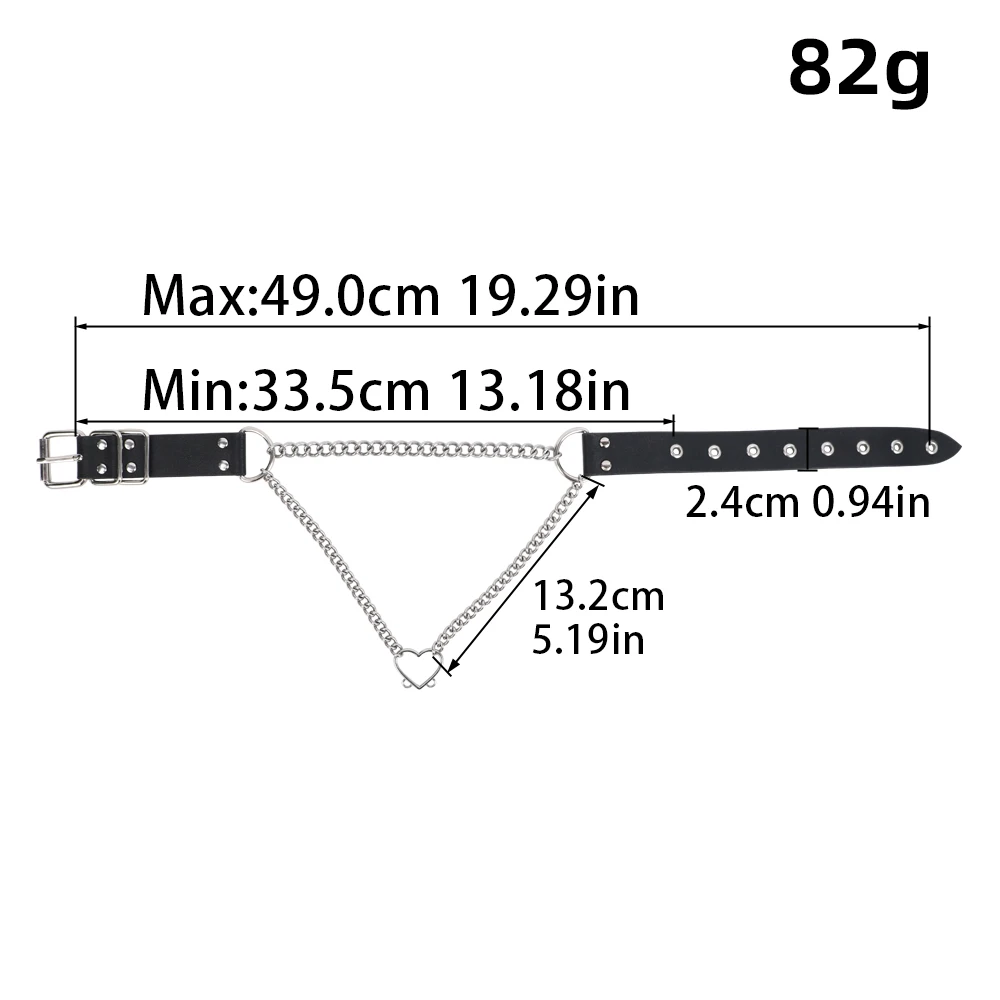 QKKQ Nipple Clamp Heart Collar,Collar Nipple Clamp,Bondage Gear Sex toys,nipple clamps attached leather fetish sex toy wholesale