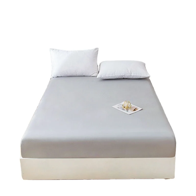 Утолщенное однотонное постельное белье, однотонная шапка из наземной шерсти