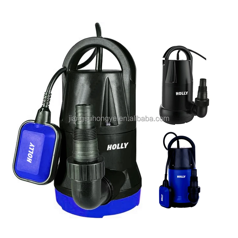 Portable 1.2 HP 900W Submersible Pump for Clean Water High Flow 15000 l/h Pumping Height 8M Utility Auto Float Switch Sump Pump