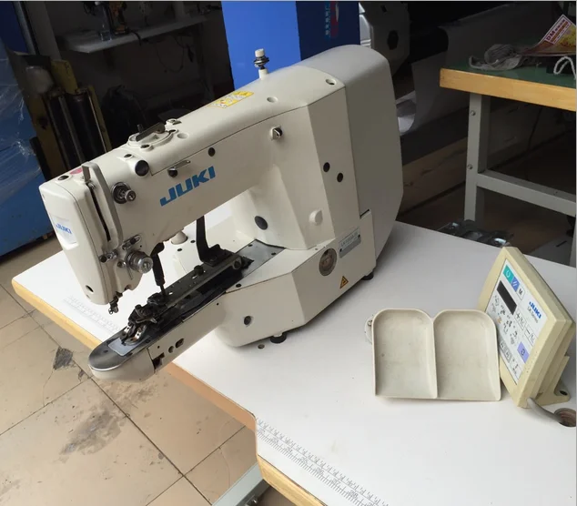 Jukis LK-1903BN Used Button Stitch Machine Automatic Lockstitch Industrial Sewing Machine