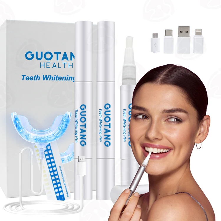 Wholesale home Smartphone USB Connected dental teeth whitening led kit with 16 led Teeth Whitening kit