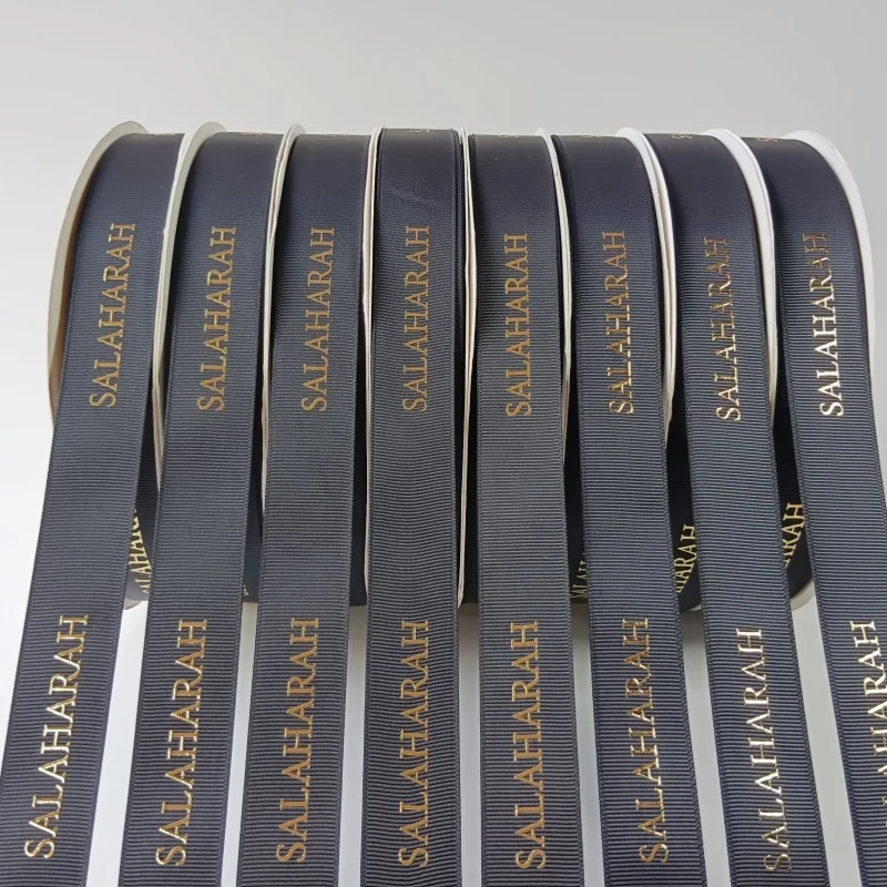 Ruban Pour Cadeau Avec Marque Ruban Personal customised ribbon Packing Ribbon For Packaging Custom Logo