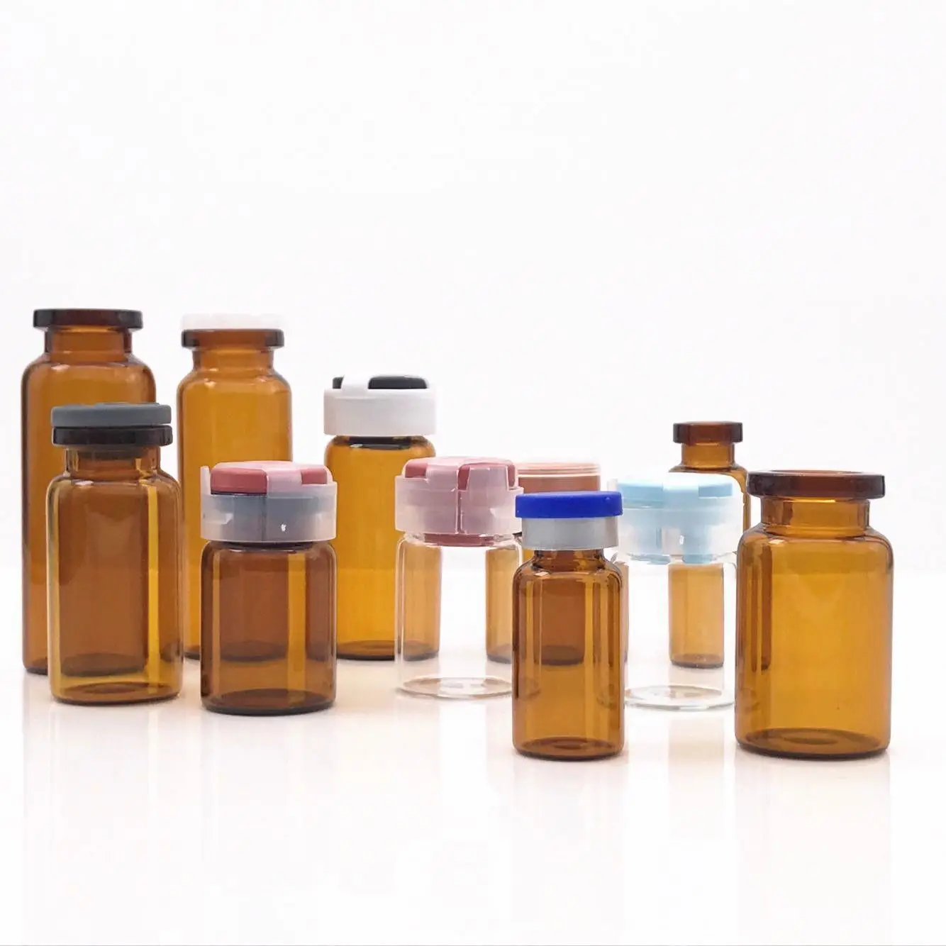 High quality rubber stopper clear glass vial for lyophilization GV-323C