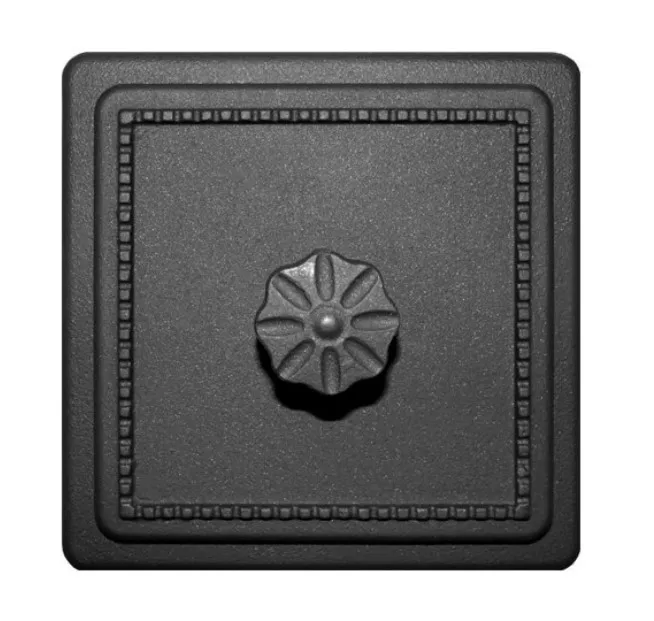 
Beautiful handle design fireplace ash box door 