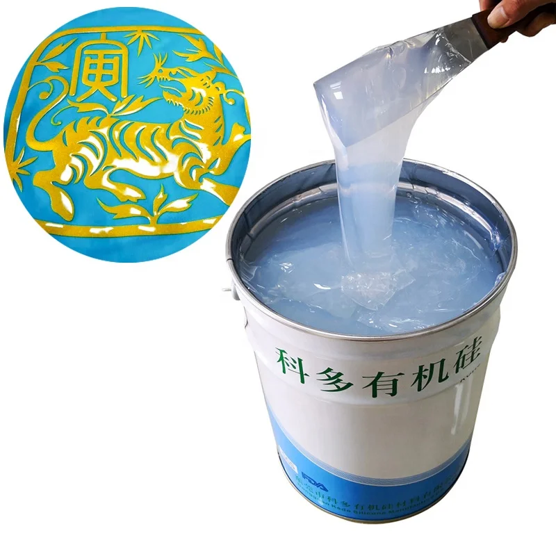 Clear glossy format silicone is used for screen printing/transfer printing of clothing and shoe materials